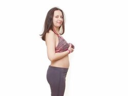 Pregnant woman time-lapse Stock Footage