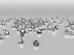 Diamonds Fall & Scatter (Alt.) Stock Footage