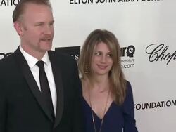 Morgan Spurlock at Elton John Aids Foundation Celebrates 20th Annual Academy Awards Viewing Party on 2/26/12 in Hollywood, CA. (Footage by WireImage Video/Getty Images Entertainment Video) Stock Footage