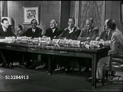 1952: THE CANDIDATES: WS Candidates, Leif Eid asking why he thinks he will be on ticket? Senator Robert Kerr, SOT saying he only in one primary, got half delegates, Eid repeating, You got half the delegates?  SOT Kefauver interrupting. Instructional Video