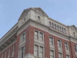 The Victoria and Albert Museum - London Landmarks - External General Views Stock Footage