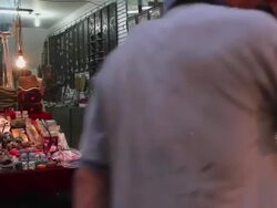 MS night market/xian,shaanxi,China Stock Footage