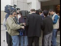 IRAQ: UN WEAPONS INSPECTORS VISIT PRESS CONFERENCE News Clip