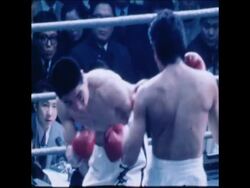 SYND 5-3-71 HIROSHI KOBAYASHI DEFENDS HIS BOXING BELT IN TOKYO Instructional Video