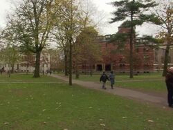 ATMOSPHERE - Harvard University campus Stock Footage