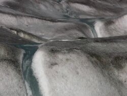 Glacier Waterfall Stock Footage