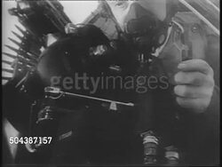 Allied Bombardiers Use Norden Bombsight To Destroy Enemy Targets News Clip