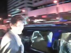 Milla Jovovich at Boa in West Hollywood at the Celebrity Sightings in Los Angeles at Los Angeles CA. (Footage by WireImage Video/GettyImages) Stock Footage