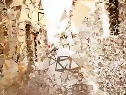 series transcendental fields : from italian alleyway, colorful (TRANSITION) Stock Footage