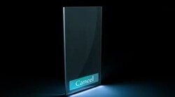 Flexible future mobile phone device Stock Footage