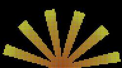 Sun Led Screen Stock Footage