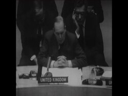 SYND 17 11 67 LORD CARADON SPEECH ON MIDDLE EAST IN THE UNITED NATIONS SECURITY COUNCIL News Clip