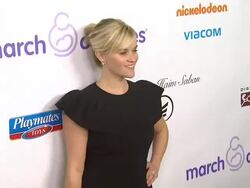 Reese Witherspoon arrives at 7th Annual March of Dimes Celebration of Babies on 12/07/2012 in Beverly Hills, CA. Stock Footage