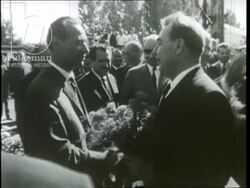 Czechoslovakia 1968 - Prague Spring and representatives signing the Bratislava Declaration Stock Footage