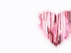 Pink diamond heart Stock Footage