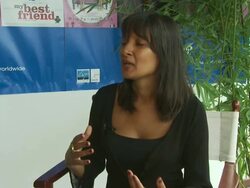 Dowaha (Buried Secrets) Interviews: Venice Film Festival 2009 Stock Footage