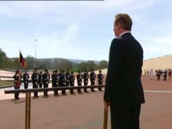 Australia G20 David Cameron and Tony Abbott at welcoming ceremony. News Clip
