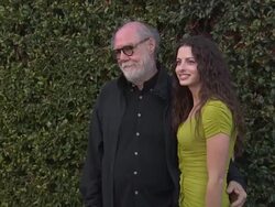 Paul McCarthy (L) and Elyse Poppers at The Museum Stock Footage