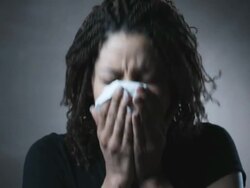 different types of people sneezing Stock Footage