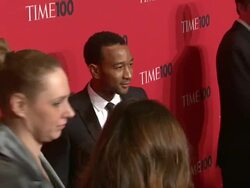 EVENT CAPSULE REPORTER/CHYRON: Time100 Gala Celebrating the 100 Most Influential People in the World Stock Footage