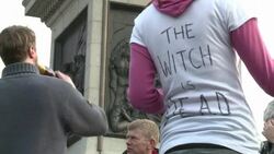 CLEAN : Celebrations in Trafalgar square News Clip