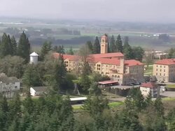  WS AERIAL View of west  hillsboro / Oregon, United States Stock Footage