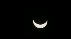 Solar eclipse March 2015 Stock Footage