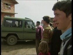 Serbia: Yugo: Buffer 2: Yugoslav  troops move into a buffer zone News Clip