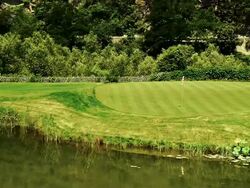 Beautiful golf course Stock Footage