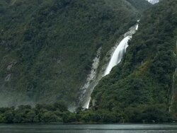 Waterfall with flowing water Stock Footage