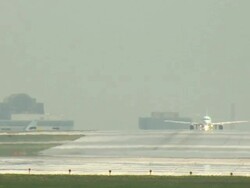 Airbus A230 Long Roll and Takeoff Stock Footage