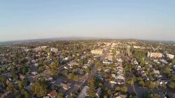 Portland Aerial Neighborhood Stock Footage