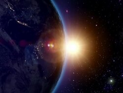 Sunrise over Australia Stock Footage