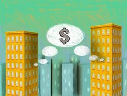 Build think about money Stock Footage