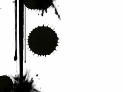 Ink blots Stock Footage