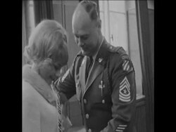CAN 057 ELKE SOMMER VISITS US ARMY BARRACKS IN WURZBURG Instructional Video