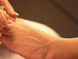 Pedicure Stock Footage