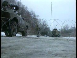 Bosnia - POWs Freed; Tent Camp Burns News Clip