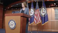 House Leadership, Speaker Boehner And Nancy Pelosi Hold Their Weekly News Conferences Stock Footage