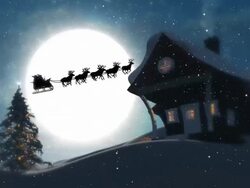 Christmas Night Stock Footage