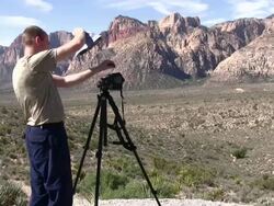 Nature Photographer Stock Footage