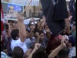 LEBANON: PALESTINIAN REFUGEE CAMP PROTESTS News Clip