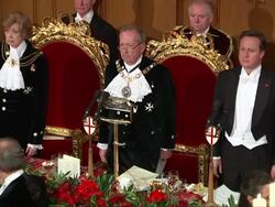 David Cameron at the Lord Mayor's banquet. News Clip