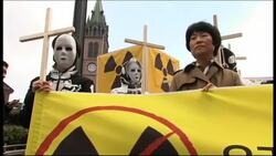 Environmental activists hold rally against dangers of nuclear energy News Clip