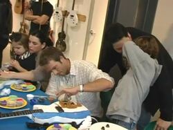 Gibson Guitar 'Paint For PEP' Charity Event Stock Footage