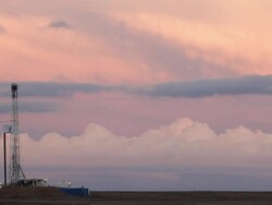 Fracking Before The Storm HD Stock Footage