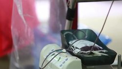 blood spinning Stock Footage