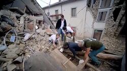 CLEAN : PHOTOS: Five dead as powerful quake shakes Italy News Clip