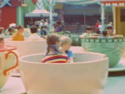 Mad Tea Party Stock Footage