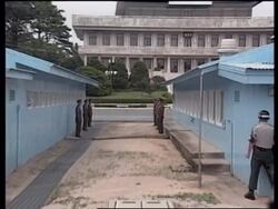 SOUTH KOREA: REPATRIATION OF FLOOD VICTIMS News Clip